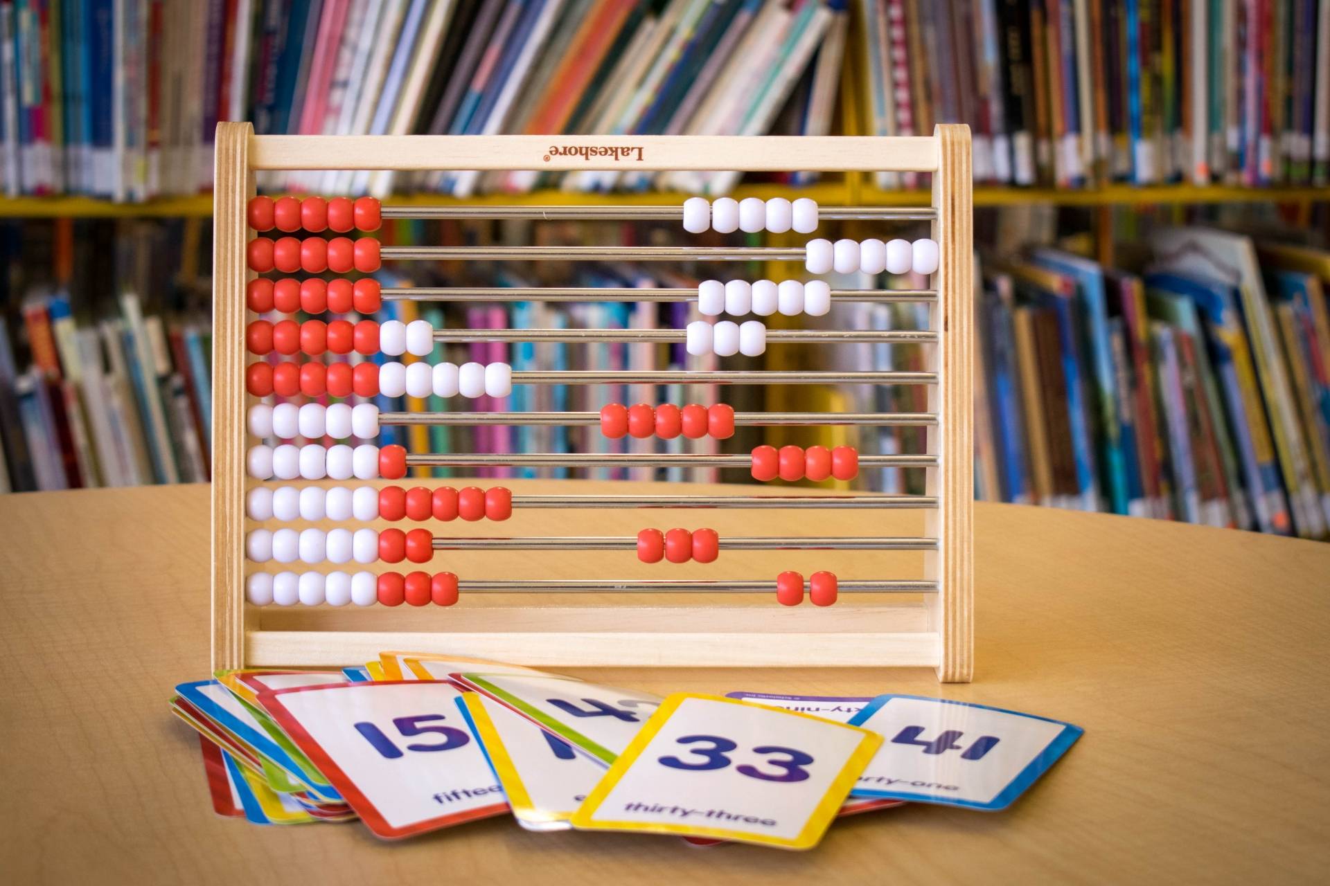 100 Bead Counting Frame Contents